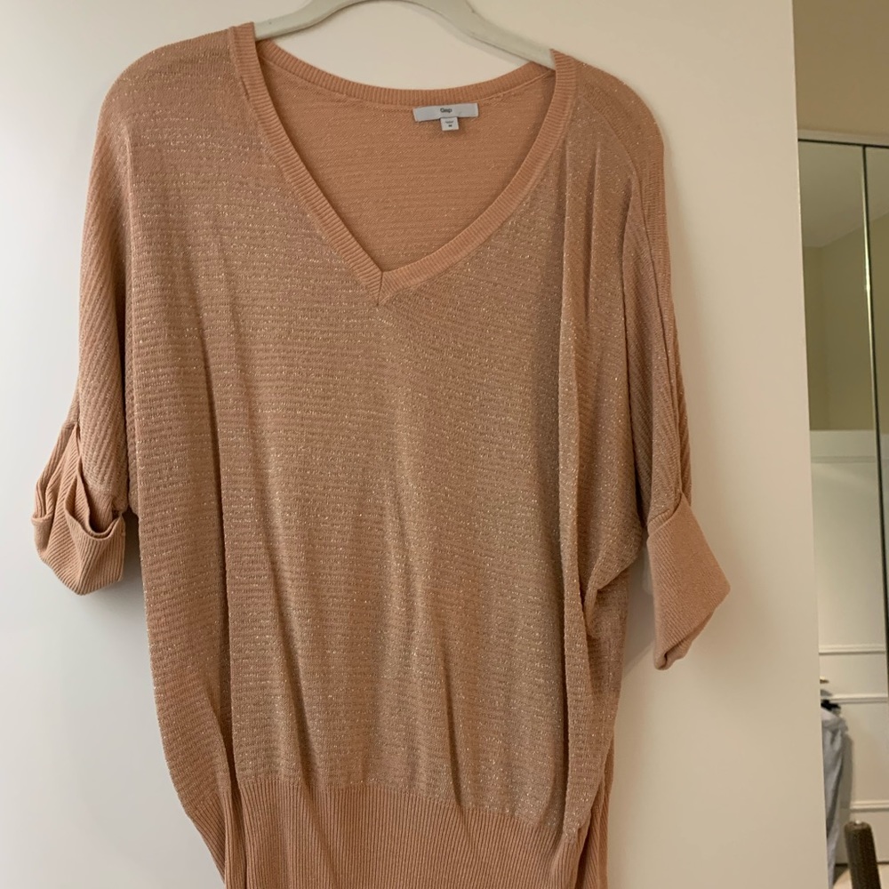 Gap Pink Shimmer Sweater top - Picture 1 of 2